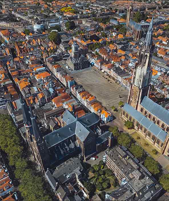 3D-Modell der Niederlande