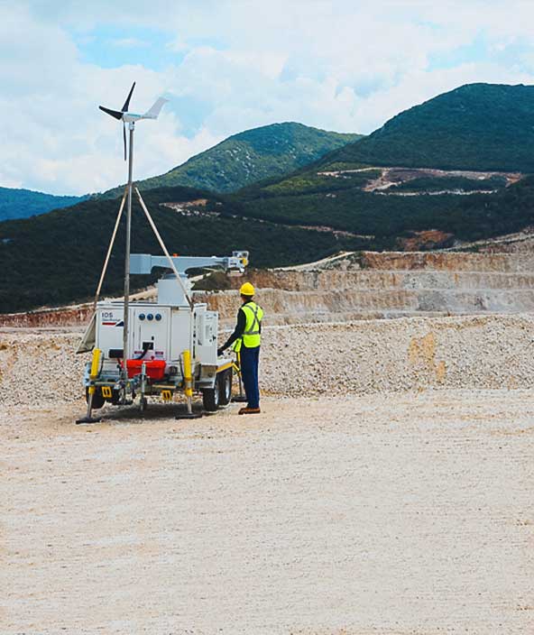 Tecnologia de radar SAR 3D que realiza o monitoramento de taludes