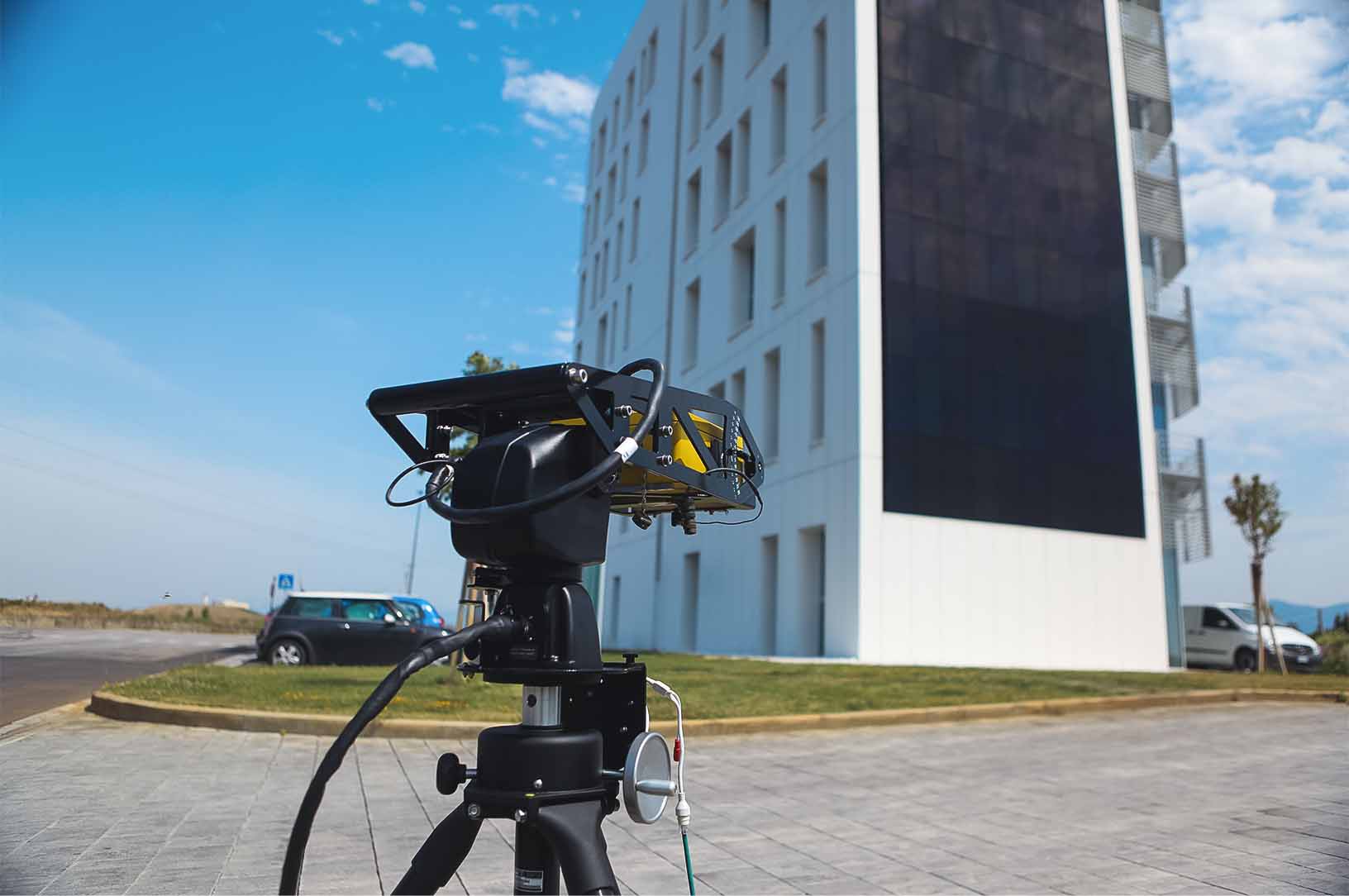 radar used for structural health monitoring of a tall residential building