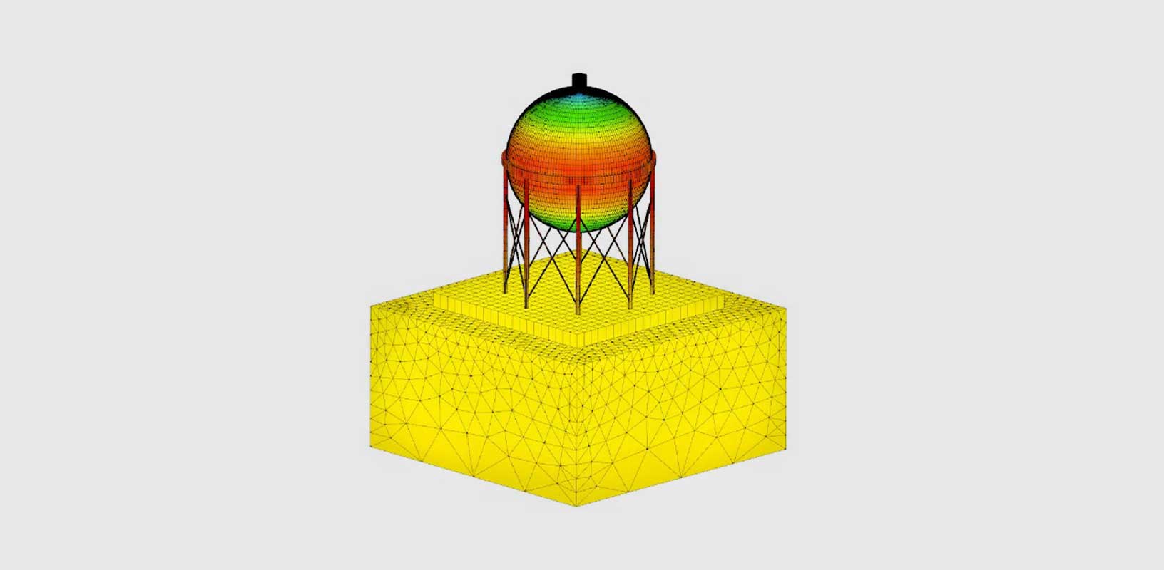 Structural analysis of refinery 