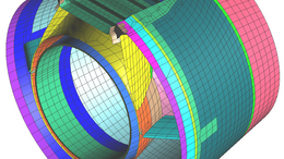 MSC Nastran image from software